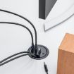 USB-C/USB3.0/SD/MMC Desk Grommet Hub, 1.2m Cable Length - 3