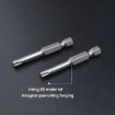 WEILIGU 5pcs 75mm T40 S2 Magnetic Pneumatic Drill Bit Set - 6