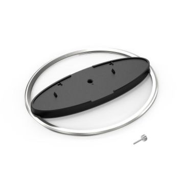 Silver Vertical Stand for PS5/PS5 Slim/Pro Console Non-Slip Base - 1