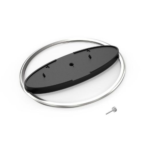 Silver Vertical Stand for PS5/PS5 Slim/Pro Console Non-Slip Base - 1