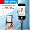Mobile Phone Screen Mirroring Selfie Stick with Tripod Stand (Black) - 3