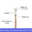 SMA Male to Dual DuPont Male RG316 RF Adapter Cable 0.3m - 4