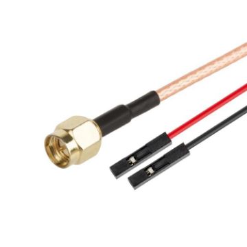 SMA Male To Dual DuPont Female RF Test Extension Cable 1m - 1