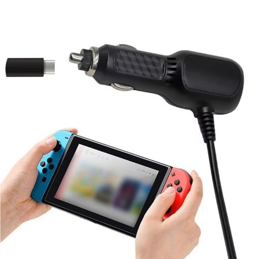 DOBE USB-C Car Charger for Switch Series: 2/Lite/OLED/Switch - 1