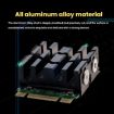 FinalCool M.2 2230 SSD Heat Sink Aluminum Radiator (Black) - 3