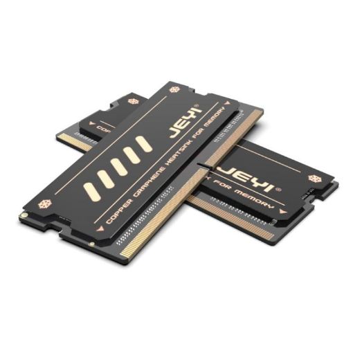 JEYI Copper Graphene Laptop Memory Heatsink for DDR5/4/3 (2pcs) - 1