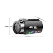 WiFi 4K Lightless Night Vision Camera, Black + Bracket - 3