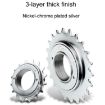 VG SPORTS Stroller Scooter Bicycle Flywheel, 20T Black - 4