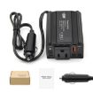 150W QC3.0 Fast Charging Car Inverter Power Adapter (EU Plug) - 6