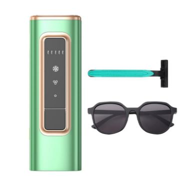 Sapphire Ice Laser Hair Remover FY-509AL, Crystal Green, EU Plug - 1
