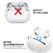 AhaStyle PT189 Ear Caps & Hooks for AirPods Pro 2 (White Large) - 4