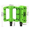 RACEWORK RK091 Pink Mountain Bike Nylon Fiber Anti-slip Pedals - 3