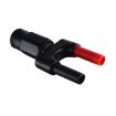 BNC Female Oscilloscope Probe to Double Row Terminal Adapter - 2