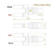 BNC Female Oscilloscope Probe to Double Row Terminal Adapter - 3