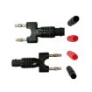 BNC Female Oscilloscope Probe to Double Row Terminal Adapter - 5