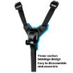 TELESIN Motorcycle Helmet Chin Mount for GoPro/Insta360/DJI Osmo - 3