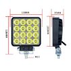 Forklift LED Headlight 4" 16 Beads, DC 12V-80V High Brightness - 2