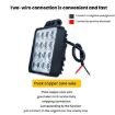 Forklift LED Headlight 4" 16 Beads, DC 12V-80V High Brightness - 4