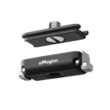 aMagisn Mini Quick Release Mount 1/4 Inch Base & Cover for Cameras - 1