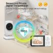3.2" LCD Wireless Baby Monitor, 2-Way Audio, Night Vision, UK Plug - 3