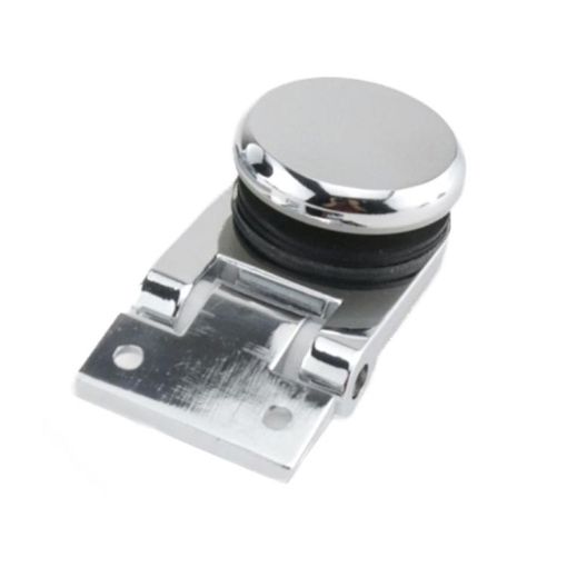 Frameless Glass Door Hinge Wine Cabinet, Single Side, 180 Round Hinge - 1