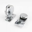 Frameless Glass Door Hinge Wine Cabinet, Single Side, 180 Round Hinge - 5