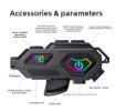 C8Max Video Helmet Bluetooth Headset with HD Recorder, Hard Mic - 3