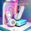 Meta Quest 2/3 Headphones Headband High Sound Speaker (White) - 2