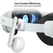 Meta Quest 2/3 Headphones Headband High Sound Speaker (White) - 5