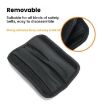 Black Nylon Baby Stroller Seat Belt Shoulder Guard, 3pcs/Set - 6