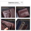BULL CAPTAIN RFID Cowhide Wallet, Multiple Card Slots (Coffee Vertical) - 5