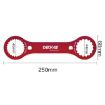 DECKAS DW-018 Aluminum Multi-Function BB Center Wrench (Red) - 3
