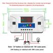 50A 12V/24V Color Screen Solar Charge Controller with Display - 5