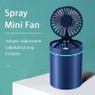 F98 Plug-in Green Fan Humidifier with Lights for Desk or Bedroom - 5