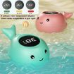 Cartoon Whale LED Screen Smart Baby Bath Thermometer IPX7 Green - 4