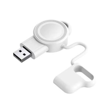 Apple Watch 1-10/SE Magnetic Wireless Portable Charger (White) - 1