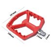 RACEWORK RK579 Blue Nylon Wide Anti-slip Bicycle Bearing Pedals - 3