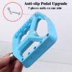 RACEWORK RK579 Blue Nylon Wide Anti-slip Bicycle Bearing Pedals - 5
