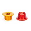 ZTTO 2pcs M19 Blue Bicycle Aluminum Crank Cover Screws - 5