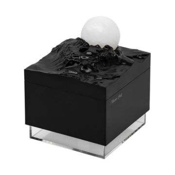 Moonfall Black Humidifier Aroma Diffuser w/ Night Light, Large Fog - 1