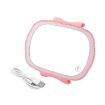 Pink LED Light Makeup Mirror for Car Passenger Sun Visor - 1