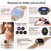 Silver Bluetooth Calling AI Voice Assistant Waterproof Smartwatch - 3