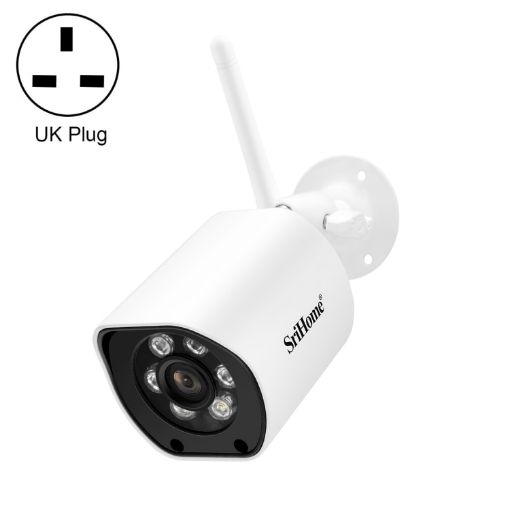 SriHome SH034C 4.0MP AI WiFi Outdoor Surveillance Camera UK Plug - 1