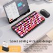 FOREV FFVWI9 Red Mixed Color 2.4G Wireless Keyboard Mouse Set - 2