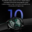 Ochstin 5HK8 Pro 1.36" Smart Watch, Leather Strap (Gold) - 6