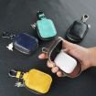 Yellow Leather Storage Bag for Apple AirPods Bluetooth Earphones - 3