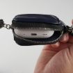 Dark Brown Leather Storage Bag for AirPods Universal Earphone - 6