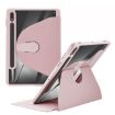 Galaxy Tab A8 10.5 2021 Baby Pink 360 Rotating Leather Case - 1