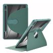 Samsung Galaxy Tab A 8.0 2019 360 Rotating Leather Case (Green) - 1