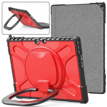 Red Shockproof Rotatable Kickstand Case for Surface Pro 9/10/11 - 1